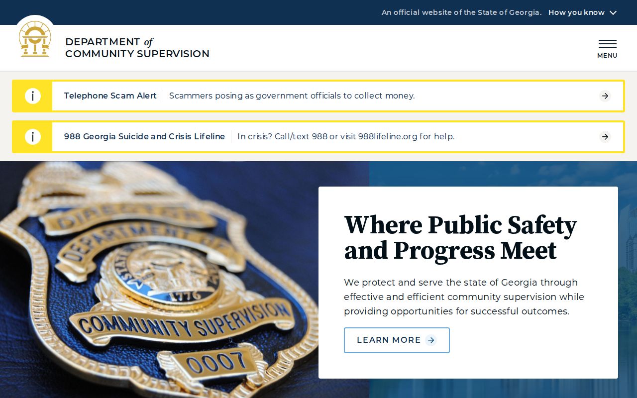 Resaca criminal history and Georgia community supervision records